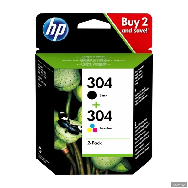HP 304 / 3JB05AE 2-Pack Black and Color Ink