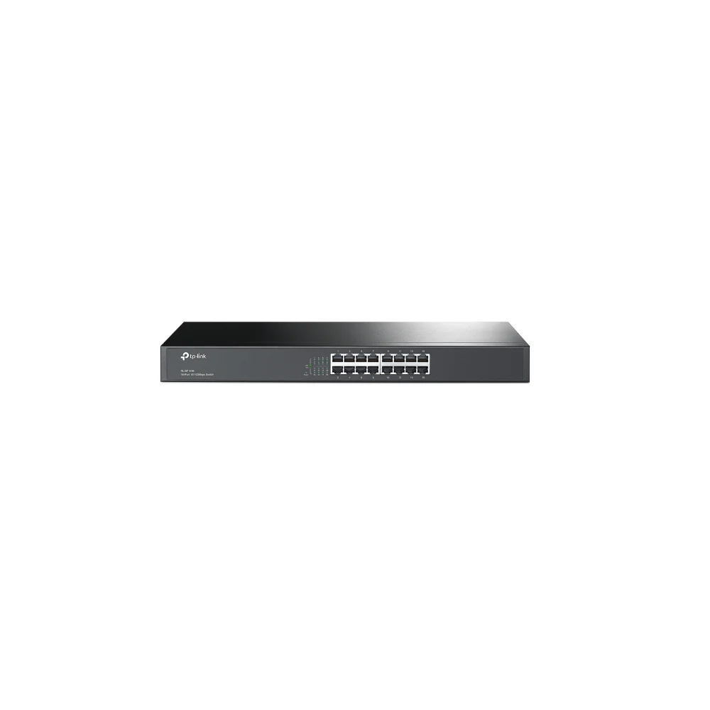 TP-Link TL-SF1016 16-Port 10/100Mbps Rackmonterad Switch