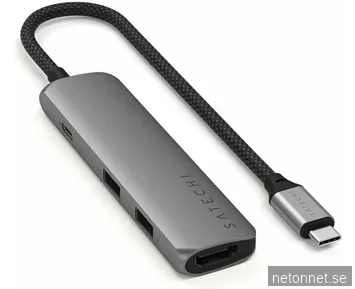 Satechi Satechi 4-i-1 USB-C Slim Multiport Adapter 4K