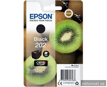 Epson 202 Svart, 250 sidor