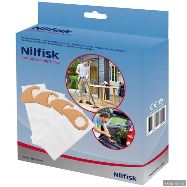 Nilfisk Vacuum II Bag Buddy Dust bags