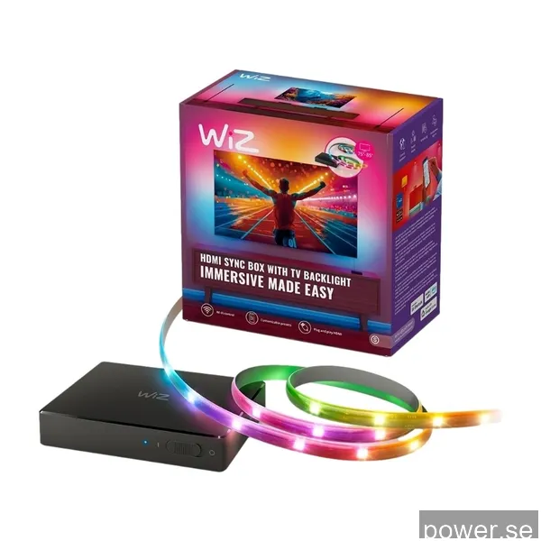 WiZ HDMI sync box med TV lightstrip 75"-85"