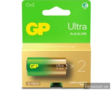 GP Battery Ultra Alkaline C/LR14 2-pack