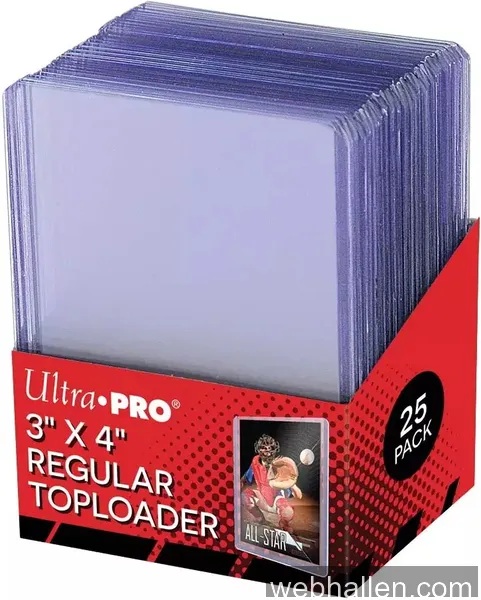 Ultra Pro 3" x 4" Toploader (25-pack)