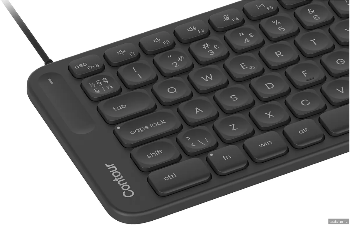 Contour Balance Mid Size Keyboard - Svart