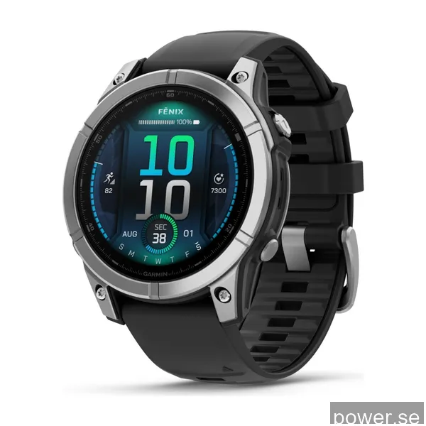 Garmin Fenix E, 47mm,Stainless Steel/Graphite