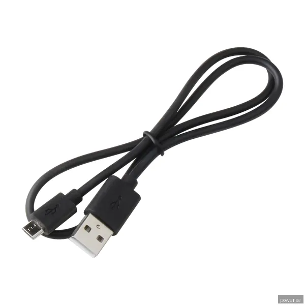 Eletra USB till MicroUSB 0.5 M, svart