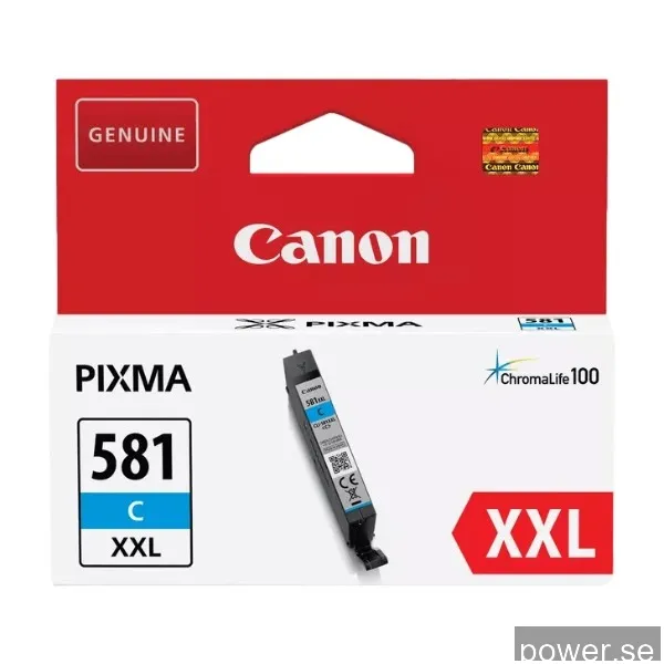 Canon CLI-581C XXL, Cyan, 820 sidor