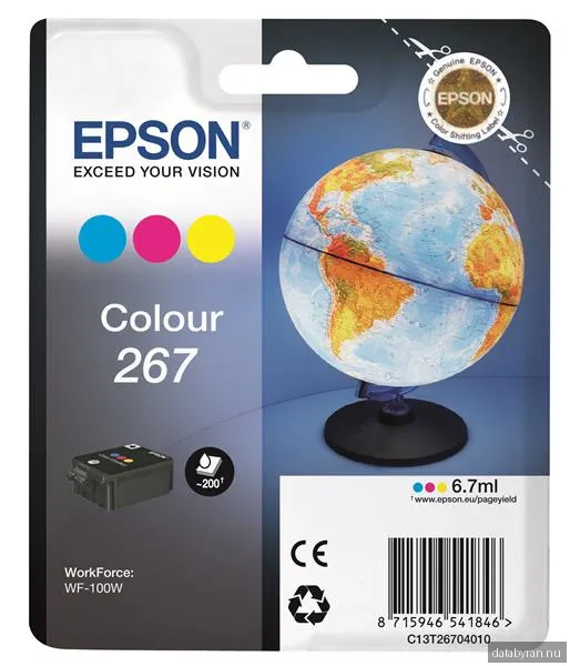 Epson Bläck 267 Tri-Color