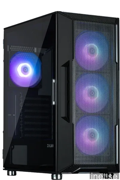 Zalman I3 Neo ARGB Black ATX/Mid Tower TG 4 ARGB - Chassi - Tower - Svart