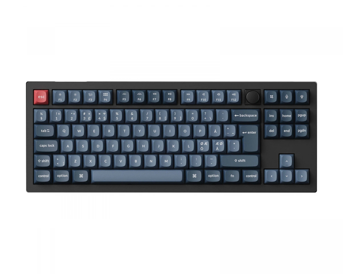 Keychron V3 Max TKL QMK RGB Hotswap Trådlöst Tangentbord [Gateron Jupiter Brown] - ISO