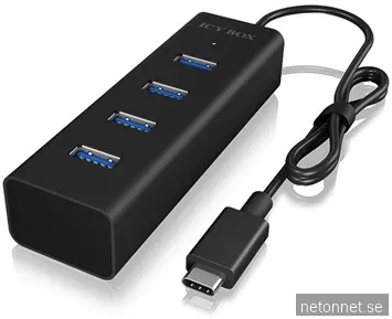 ICY BOX Type-C to 4-Port USB-A 3.0 Hub