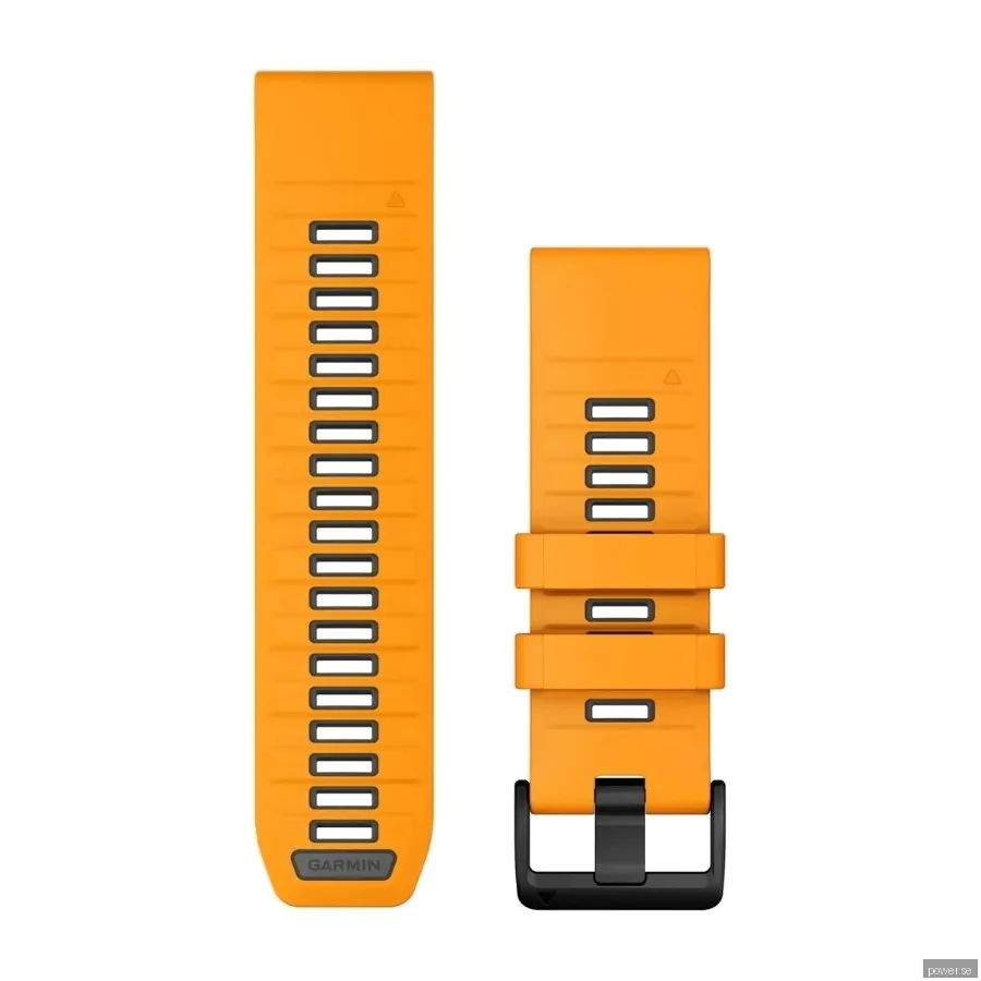 Garmin QuickFit armband 26 mm silikon, orange/grafit