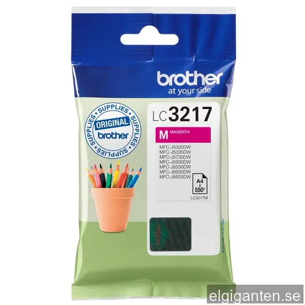 Brother bläckpatron LC-3217M Magenta