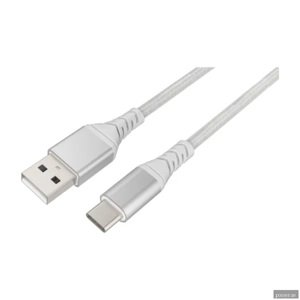 Dacota Platinum USB-USB-C-kabel 2M, vit