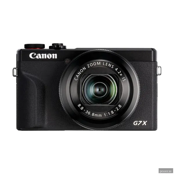 PowerShot G7 X Mark III, svart