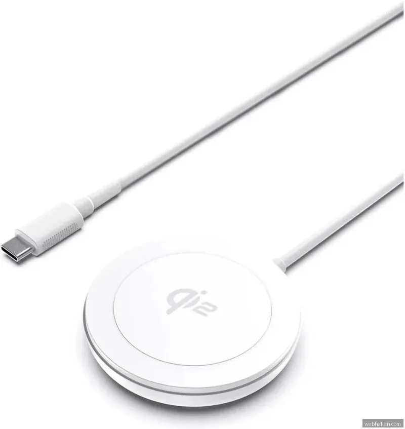 Andersson Qi2 15W Trådlös laddare (vit)