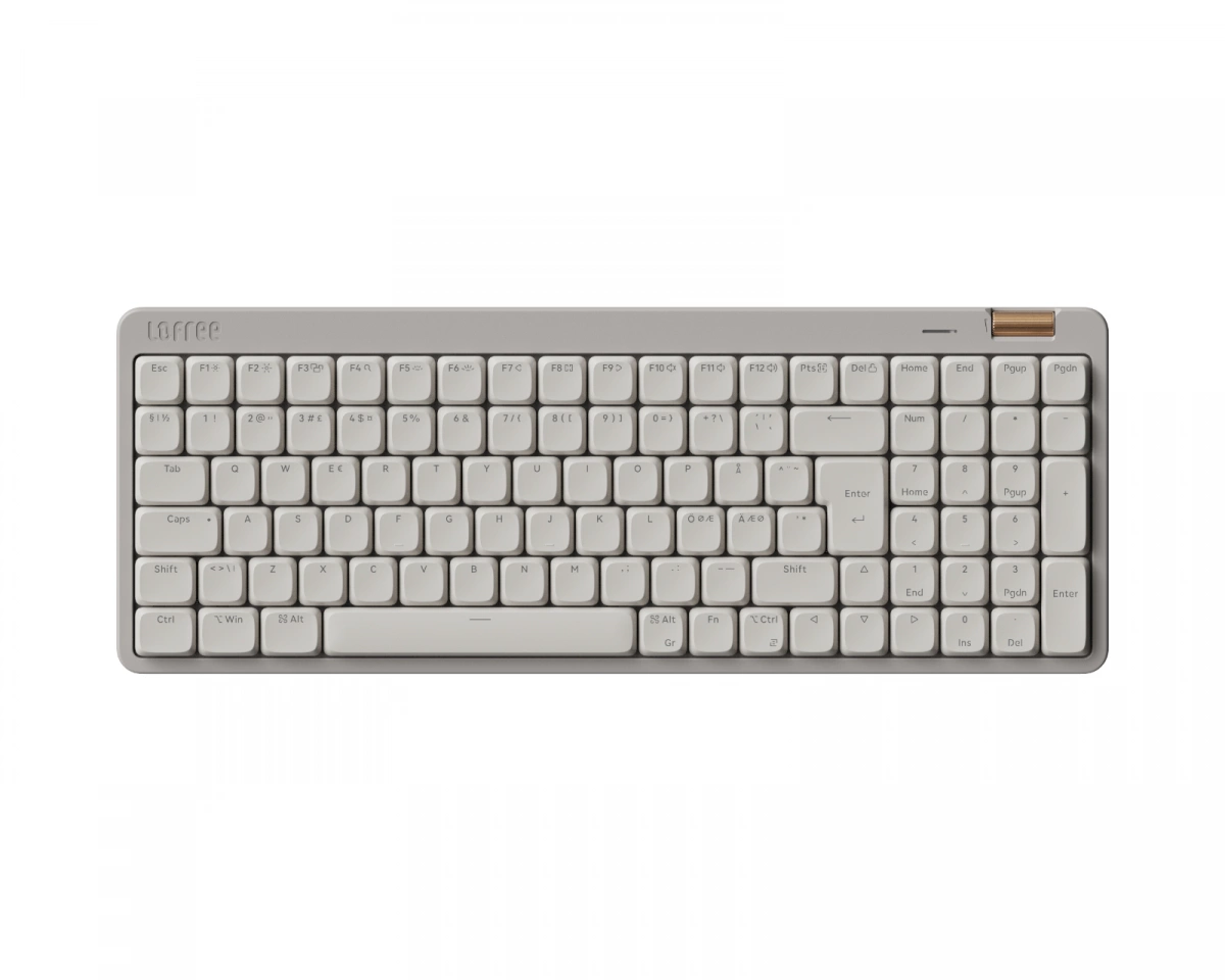 Lofree Flow Lite100 96% Low-Profile Mekaniskt Tangentbord [Lofree Specter] - Marble Grey (DEMO)