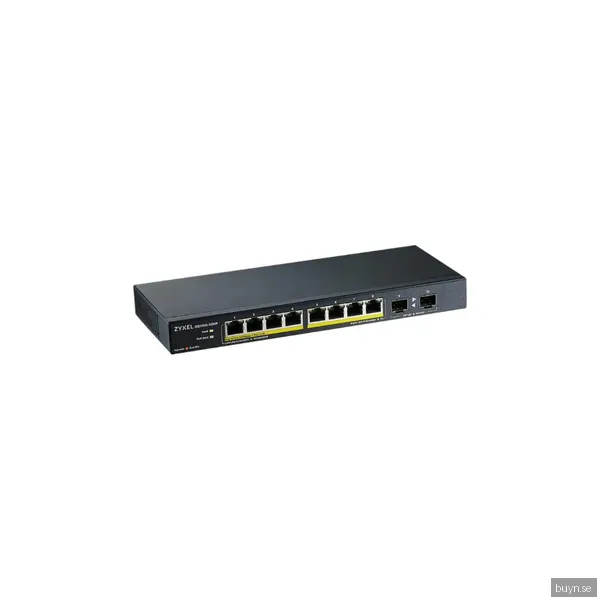 ZyXEL GS1100-10HP 8-port GbE Unmanaged Switch + 2x Gigabit SFP