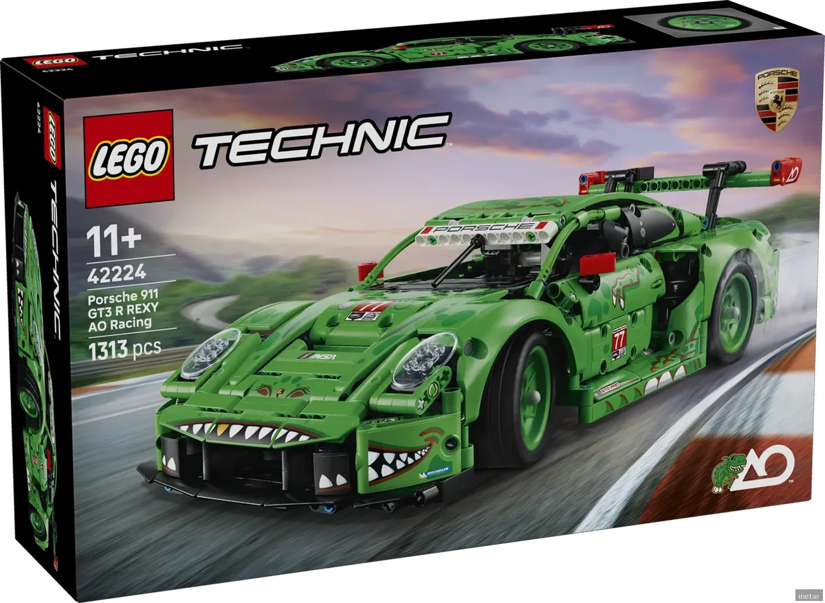 LEGO Technic Porsche 911 GT3 R REXY AO Racing racerbil 42224