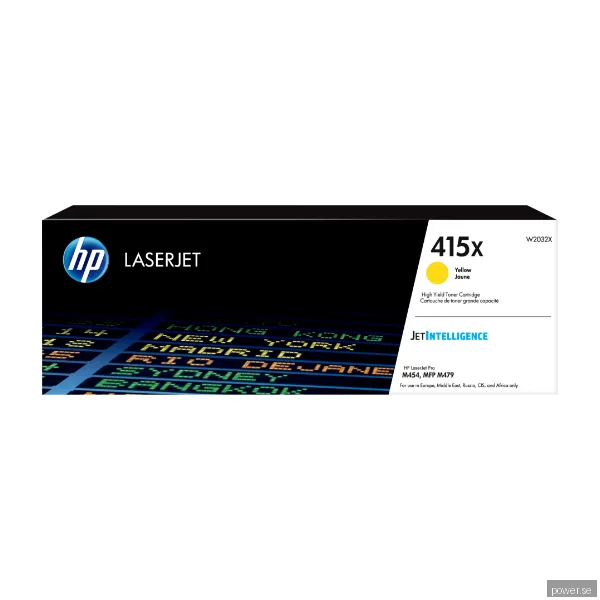 HP 415X 1 Styck Original, gul w2032x