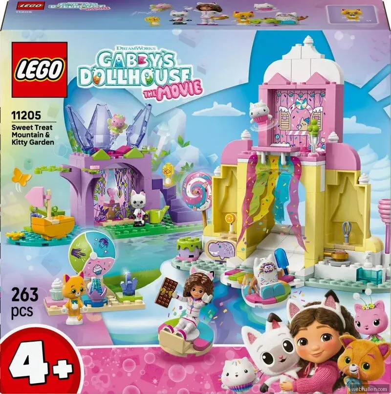 LEGO Gabby's Dollhouse 11205 Karamellberget & katträdgården