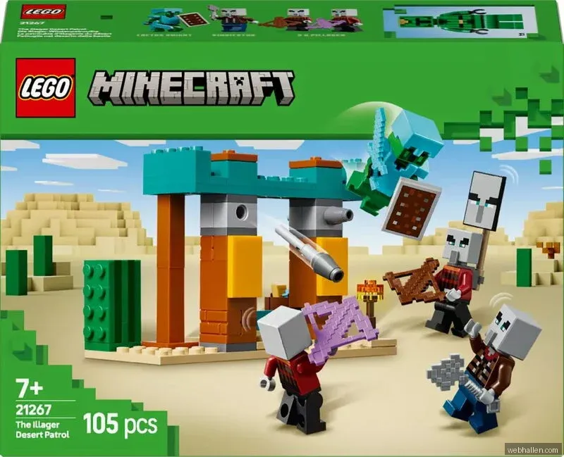 LEGO Minecraft 21267 Fybornas ökenpatrull
