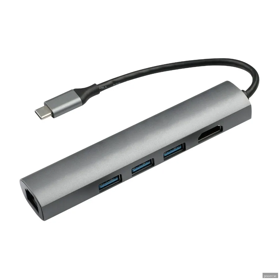 Dacota Platinum 5 In 1 USBC-adapter