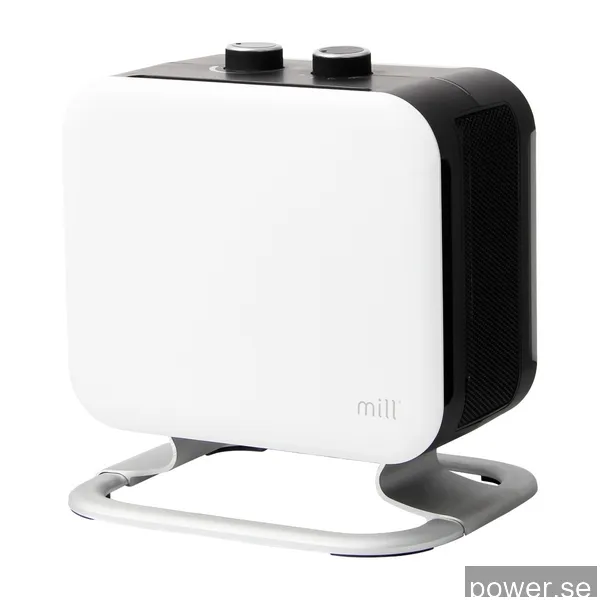 Mill Compact värmefläkt 1800W med fot (vit)