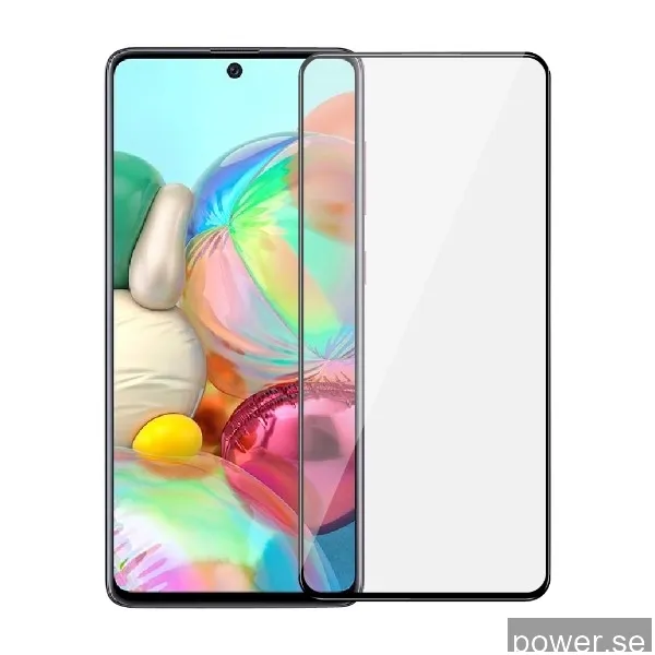 Dacota Platinum Samsung Galaxy A71 Tiger Glass skärmskydd, svart