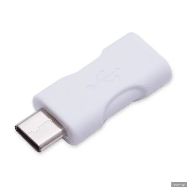 Dacota Platinum musB - USB-C Adapter, vit