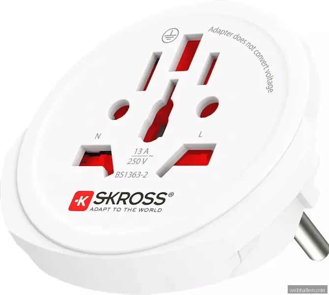 SKROSS Travel Adapter - World to Europe