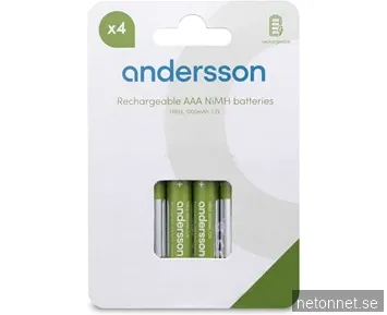 Andersson HR03 AAA NiMH 950mAh - 4-pack