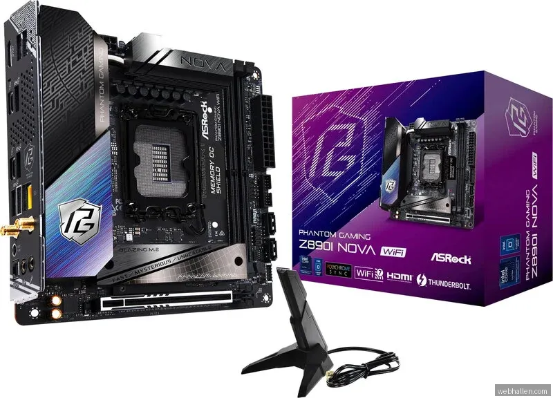 ASRock Phantom Gaming Z890i Nova Wi-Fi ATX LGA1851