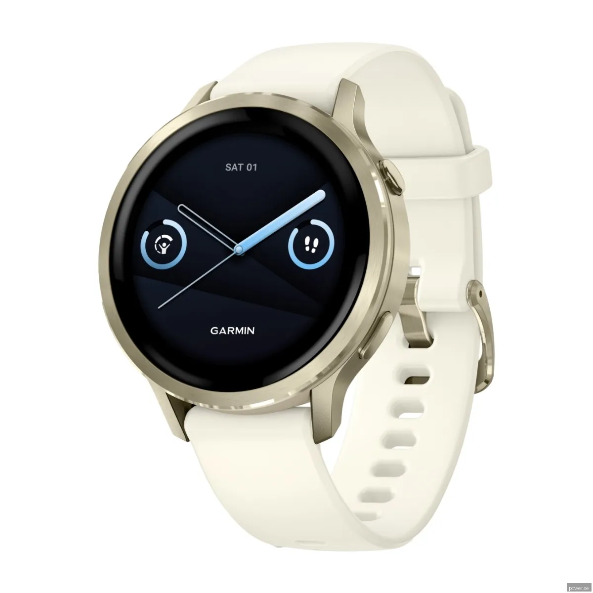 Garmin Venu 4 41mm smartklocka (guld/benvit)