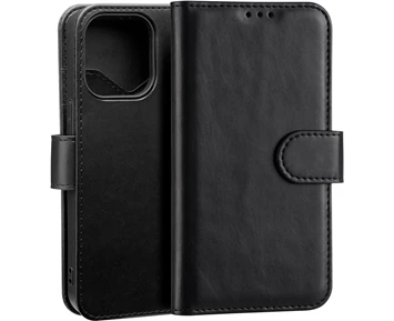 Andersson PU leather wallet w/ MagSafe Apple iPhone 15 Plus - Black