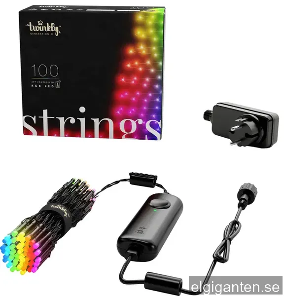 Twinkly smart RGB LED ljusslinga 100 TWINKLYRGB100