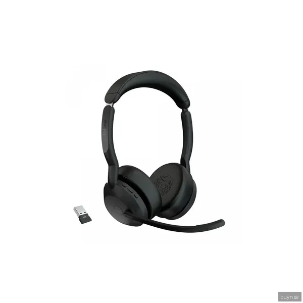 Jabra Evolve2 55 MS Link 380A Stereo trådlöst headset