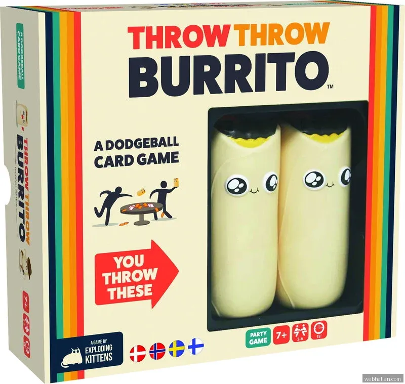Exploding Kittens Throw Throw Burrito Nordic