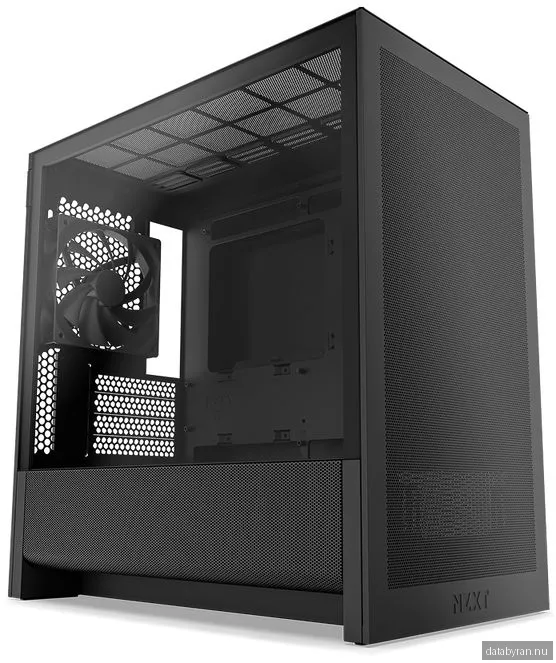 NZXT H3 Flow (2025) - All Black - Chassi - Miditower - Svart