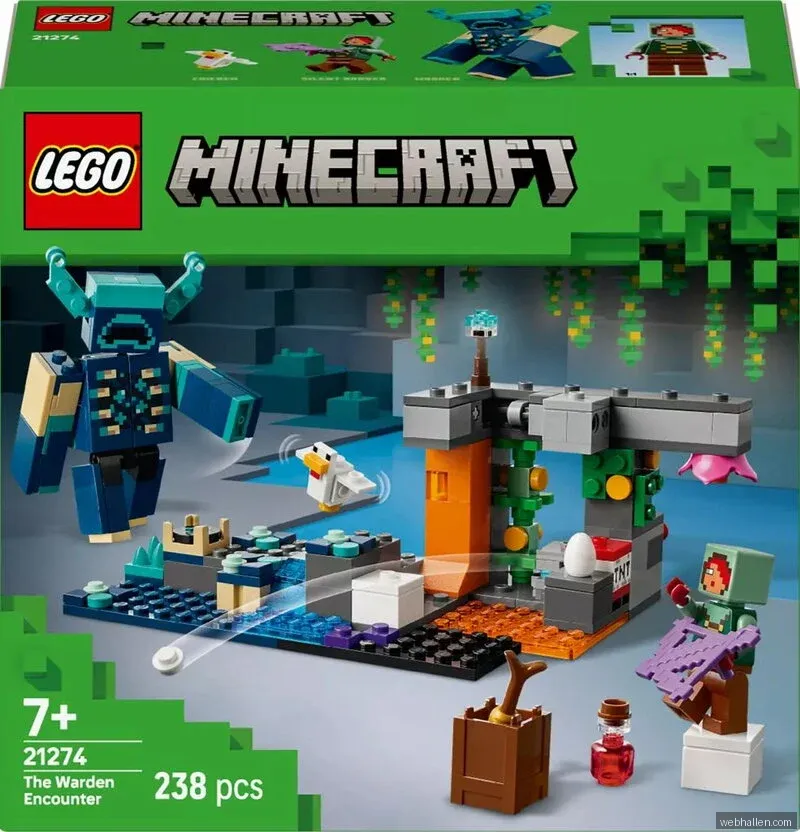 LEGO Minecraft Mötet med väktaren 21274