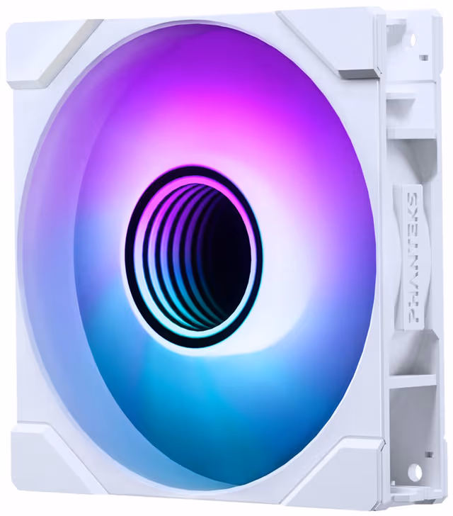 Phanteks M25G2-120 - Chassi fläkt - 120mm - Vit