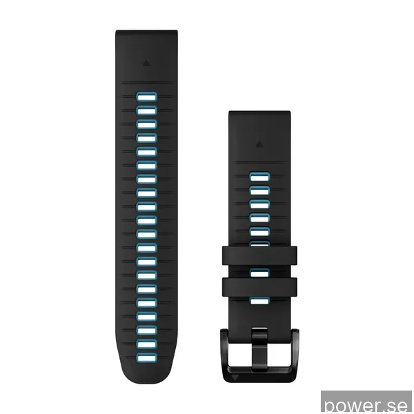 Garmin Quickfit armband 22 mm silikon, svart/blå