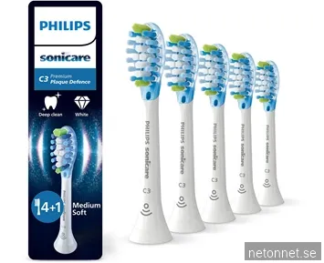 Philips Sonicare Brushhead C3, 4+1 pack, White