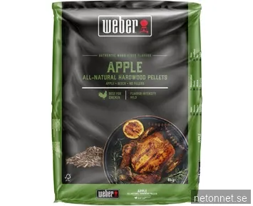Weber Träpellets - Äpple 8kg