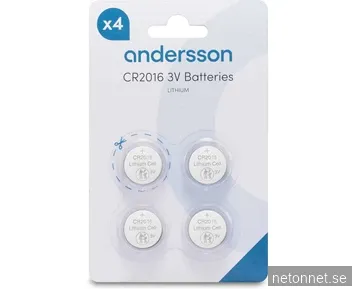 Andersson CR2016 Lithium - 4-pack