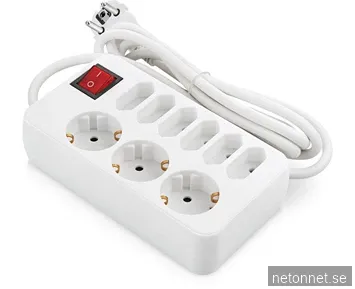 ON Extension lead 9-way with switch, 2m