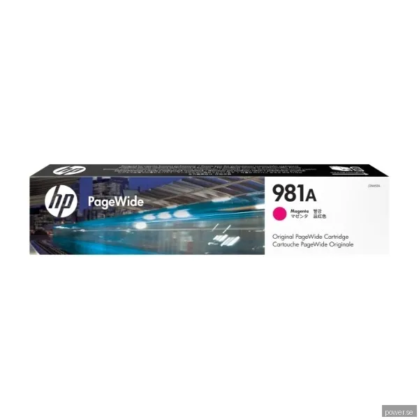HP 981A Original bläckpatron, magenta j3m69a