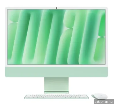 Apple iMac 24", Apple M4 10-Core CPU 10-Core GPU, 16 GB, 256 GB SSD - Grön