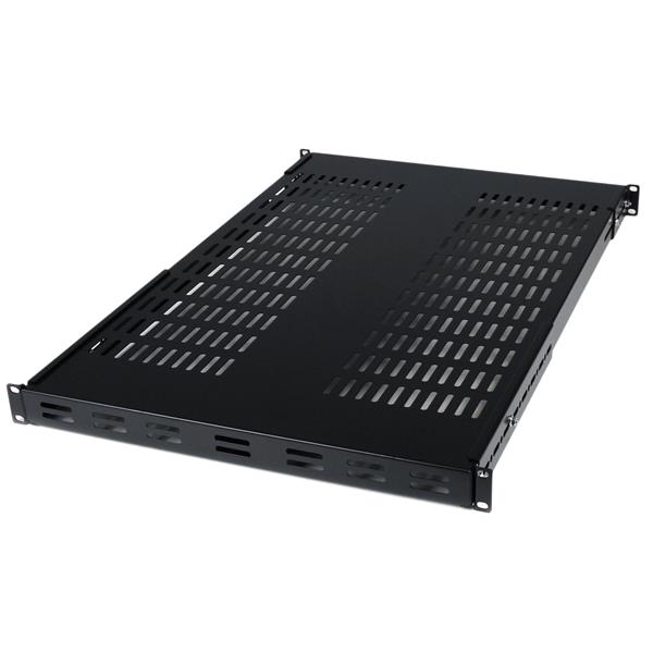 StarTech.com Justerbar Djup Fast Server rackskåp Hylla - rack hylla (ventilerade)